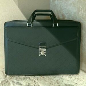 St John Slim Briefcase-BLACK